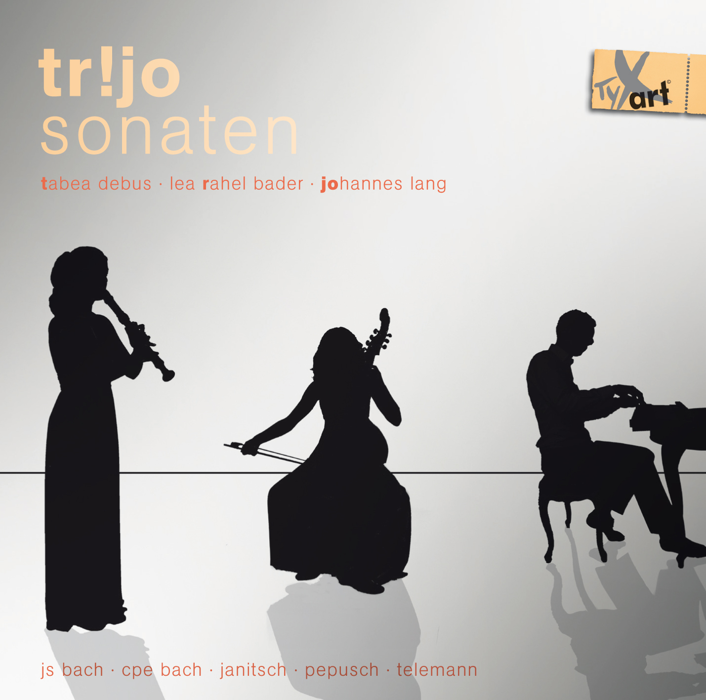 tr!jo Sonatas - mis en tr!jo - Debus, Bader, Lang