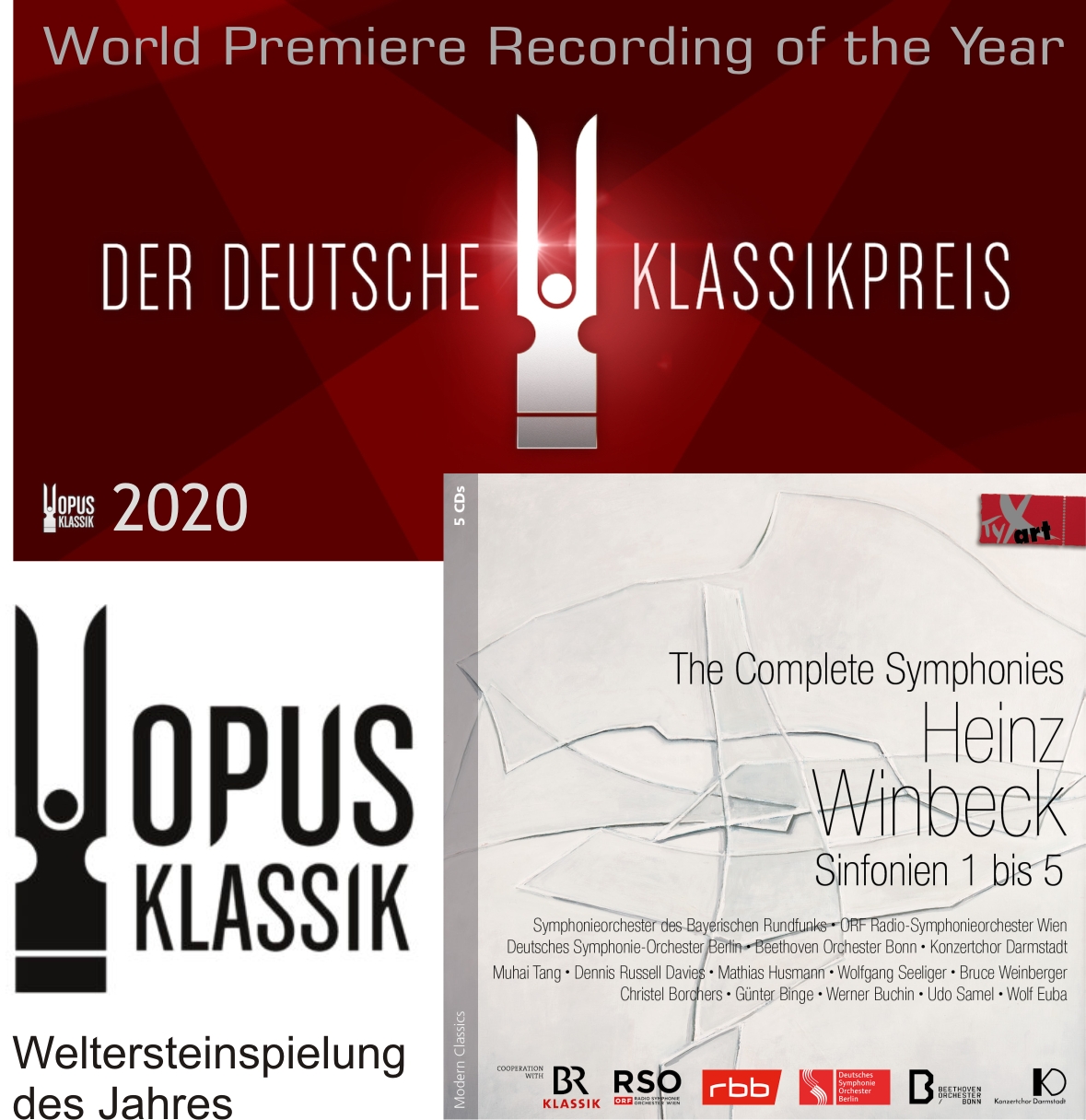 OPUS KLASSIK 2020 Auszeichnung